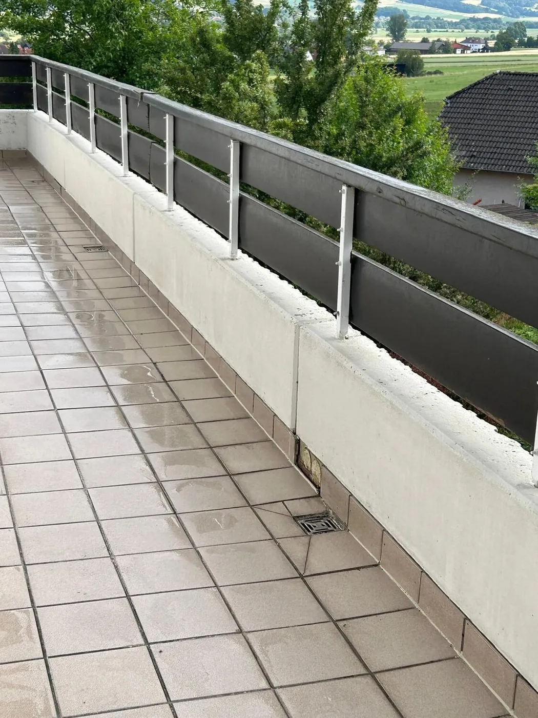 Fläche nach der Reinigung